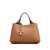 TOD'S Tod'S T Timeless Micro Leather Tote Bag Brown