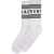 Versace Athletic Socks With Logo WHITE+BLACK