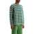 BODE Striped Wool Pullover Sweater GREEN MULTI