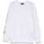 Balmain Sweatshirt Crewneck Logo On Sleeve WHITE