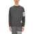 Thom Browne 4Bar Stripe Inlay Sweatshirt GREY