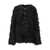 Pinko Pinko Stringy Coat Black