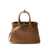 Prada Prada Medium Belted Leather Handbag CARAMEL 0