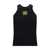 Balmain Balmain Embroidered Logo Cotton Blend Top Black