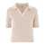 Fendi Fendi Wool And Cashmere Polo Shirt Beige