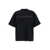 Jil Sander Black Crewneck T-Shirt With Front Logo Print In Cotton Man Black