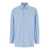 Jil Sander Light-Blue Pinstriped Shirt With Pointed Collar In Cotton Man BLUE