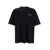 REPRESENT Black Crewneck T-Shirt With With Front And Back Owners Club Print In Cotton Man Black