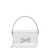 Self-Portrait Self-Portrait Baguette Micro Leather Shoulder Bag SILVER