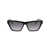 Saint Laurent Saint Laurent Eyewear Sunglasses 001 BLACK BLACK GREY