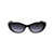 Saint Laurent Saint Laurent Eyewear Sunglasses 002 BLACK BLACK GREY