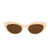 Saint Laurent Saint Laurent Eyewear Sunglasses Beige