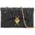 Versace Mini Nappa Kleo Bag In BLACK-VERSACE GOLD