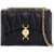 Versace Quilted Shoulder Bag Kleio BLACK-VERSACE GOLD