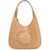 Stella McCartney Hobo Tote Bag With Logo Branding FAWN