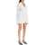 THE ATTICO Mini Wrap Chemisier Dress With WHITE