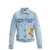 AMIRI Amiri Playboy Magazine Trucker Denim Jacket Blue