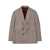 Brunello Cucinelli Brunello Cucinelli Double-Breasted Wool Jacket Beige