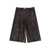 BLANCA VITA Blanca Vita Faux Leather Shorts Brown