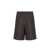 Valentino Garavani Valentino Logo Silk Shorts Brown