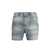 Saint Laurent Saint Laurent Denim Destroyed California Shorts Blue