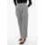 Balmain Houndstooth High-Waisted Pants Black & White