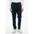 CORNELIANI Virgin Wool Academy Pants With Minicheck Pattern Blue