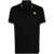 Versace Versace Logo Piquet Polo Shirt Black