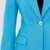 THE ATTICO The Attico Blue Cool Wool Blazer Clothing BLUE