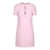 Valentino Garavani Valentino Garavani Pink Wool Mini Dress CONFIT