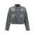 Balenciaga Balenciaga Rhinestone Logo Denim Jacket BLUE