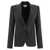 Alexander McQueen Alexander McQueen Pinstriped Single-Breasted Blazer GREY