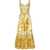 Dolce & Gabbana Dolce & Gabbana Maiolica Print Bustier Long Dress YELLOW