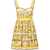 Dolce & Gabbana Dolce & Gabbana Maiolica Print Bustier Dress YELLOW