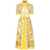 Dolce & Gabbana Dolce & Gabbana Maiolica Print Cotton Midi Dress YELLOW