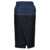 Fendi Fendi Bicolor Denim Skirt BLUE