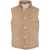 Brunello Cucinelli Brunello Cucinelli Suede Sleeveless Down Waistcoat Beige