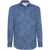 Brunello Cucinelli Brunello Cucinelli Slim Fit Cotton Shirt With Paisley Print BLUE