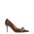 MACH & MACH Mach & Mach 'Double Bow' Pumps BROWN