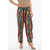 Balmain Printed Silk Harem Pants Multicolor