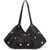 Versace Protea Shoulder Bag BLACK-VERSACE GOLD