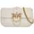 Pinko Love Pocket Simply Crossbody Bag BIANCO SETA-ANTIQUE GOLD