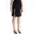 THE ATTICO "Wool Skirt With Slits" BLACK