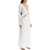 CHRISTOPHER ESBER Long Dress With Cut Outs And Natural Stones WHITE