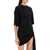 CHRISTOPHER ESBER Top With Side Draping Detail BLACK