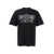 Versace Black T-Shirt With Medusa Head Logo Print On The Front In Cotton Man Black