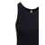 TOTÊME 'Espera' Black U Neck Rib Tank Top In Stretch Cotton Woman TOTEME Black