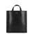 Prada Prada Smooth Leather Tote Bag Black