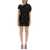 Saint Laurent Saint Laurent Asymmetrical Gathered Dress Black