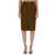 Saint Laurent Saint Laurent Pencil Skirt BROWN